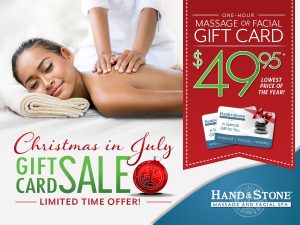 Hand & Stone Massage and Facial Spa: Christmas in July - Waverly Place